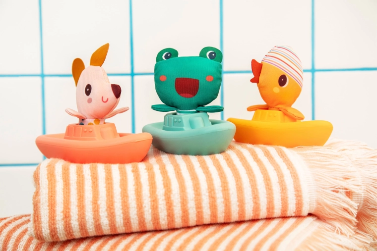 Lilliputiens Bath Boat with James the Frog