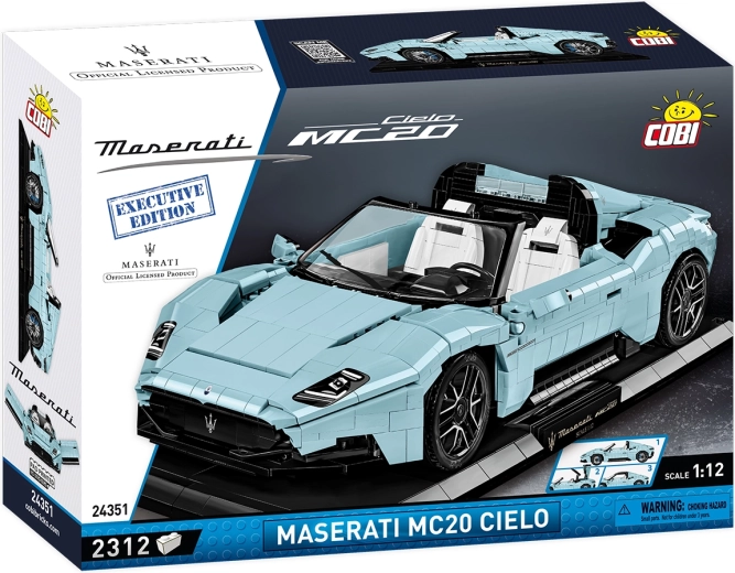Конструктор Cobi Maserati MC20 Cielo Executive Edition в мащаб 1:12