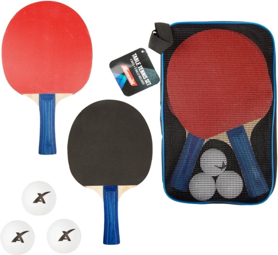 Table Tennis Set with 2 Paddles and 3 Balls in Case