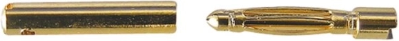 JAMARA gold connectors 1.5 mm, 2 male and 2 female