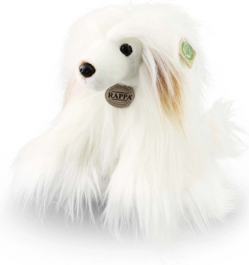 Plush dog Chinese Crested Powderpuff 30 cm eco-friendly
