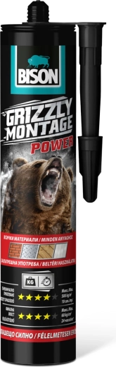 BISON Grizzly силно монтажно лепило 370 г