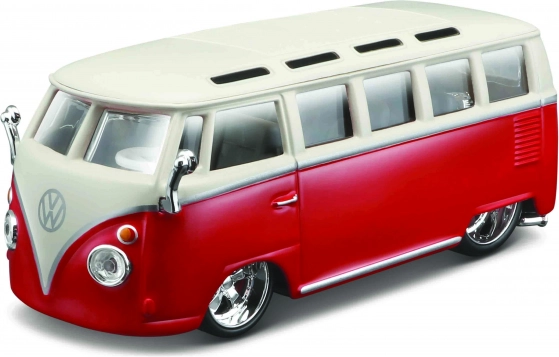 Bburago Volkswagen Van Samba 1:32 червено‑бял модел