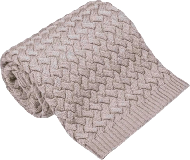 NANNA merino blanket Fluffy beige