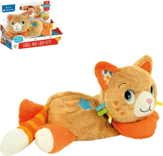 Clementoni Baby Ron Ron soothing cat with sound and vibrations