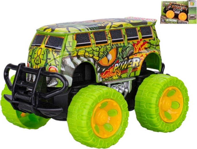 14 cm Friction-Powered Car with Large Wheels