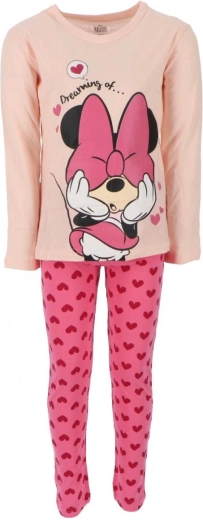 Детска пижама Disney Minnie с дълъг ръкав