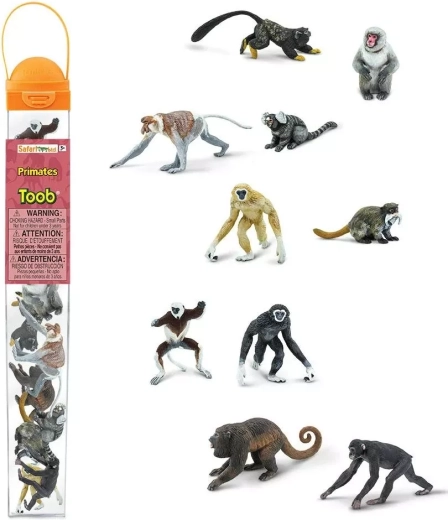 Safari Ltd. Primate Tube (10 figurines)