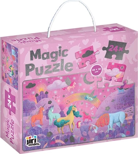 Glittery Unicorns Puzzle in a Box