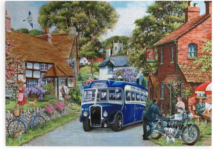 House of Puzzles Jigsaw Puzzle Narrow Road, 500 Pieces