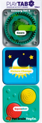 Fat Brain комплект сензорни играчки PlayTab Tile Set 4