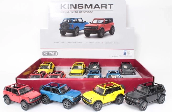 Ford Bronco open top 2022 – метален модел с pull-back механизъм