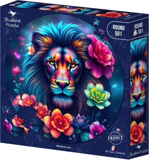 Bluebird round puzzle Rainbow Lion 501 pieces - 1 piece