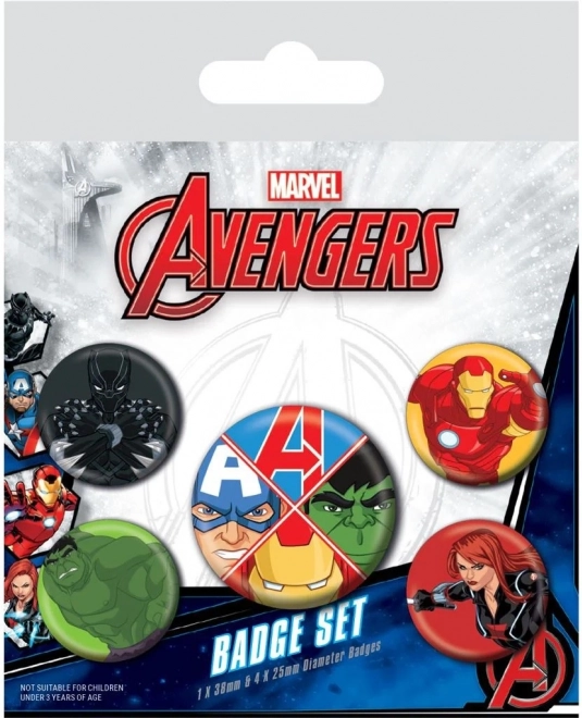 Комплект значки AVENGERS