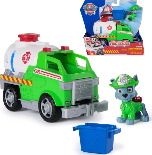 Paw Patrol Rocky – fire tanker with figure