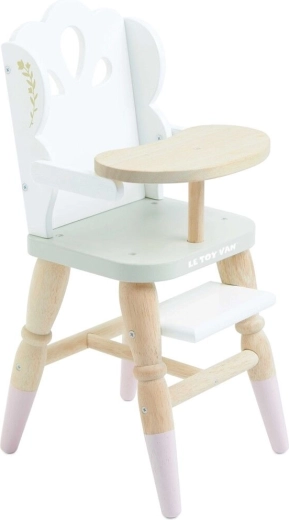 Le Toy Van wooden doll high chair in vintage style