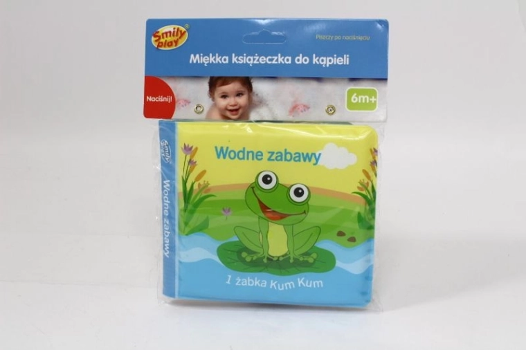 SmilyPlay мека пищяща книжка за баня с животни