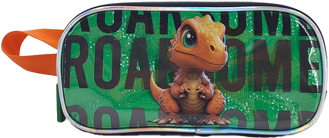 School pencil case dinosaur 23 cm