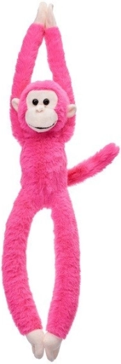 Hanging fuchsia monkey mascot