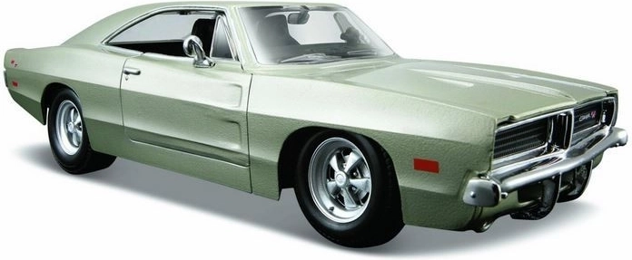 Maisto Dodge Charger R/T 1969 silver die-cast car model 1:24