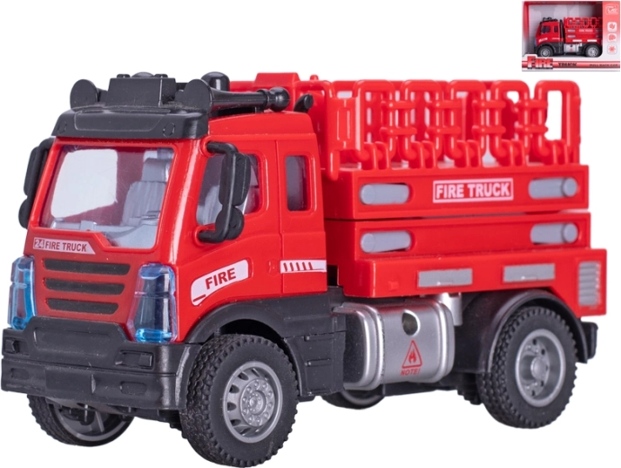 Fire Truck with Lift Platform 12 cm