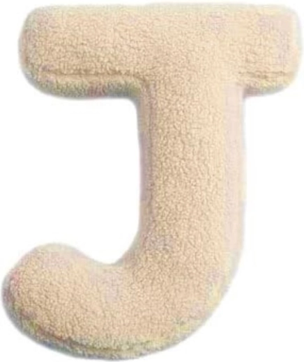 Mealini plush letter J cream - 1 piece