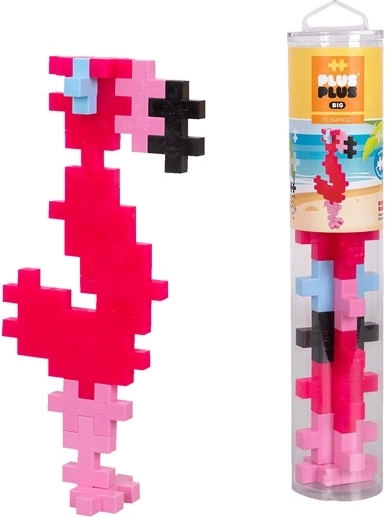 Plus-Plus BIG Tube Flamingo