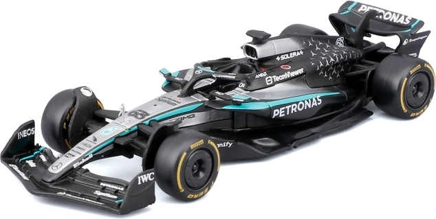 Модел Bburago Формула 1 Mercedes-AMG Petronas W16 2025 George Russell 1:43