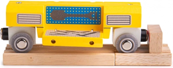 Bigjigs Rail wooden mobile workshop – tool wagon