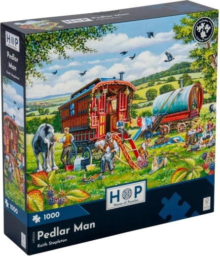Пъзел House of Puzzles Номадски живот, 1000 части