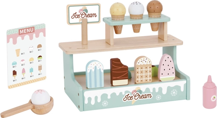 Wooden Ice Cream Stall Tooky Toy Boat