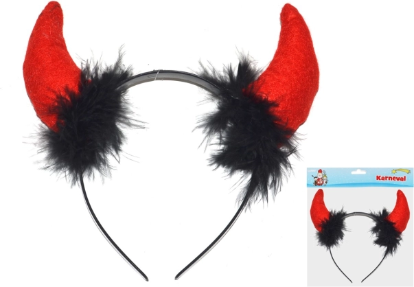 Пластмасови дяволски рога за карнавал