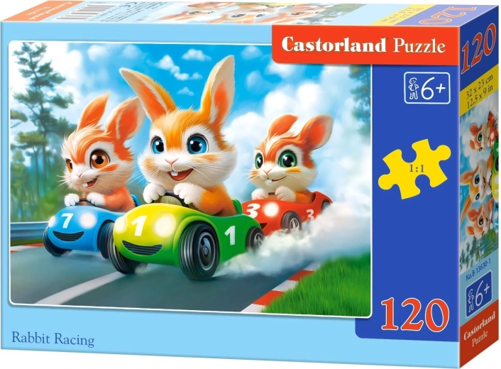 Castorland puzzle Rabbit Races 120 pieces