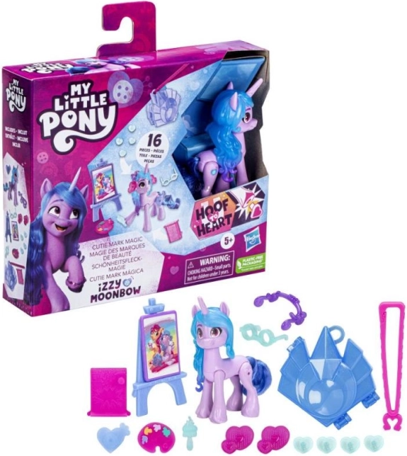 My Little Pony магически Cutie Mark – комплект с ключодържател и 8 см позиращо пони