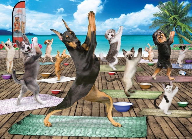 Puzzle Yoga in the Spa XL 500 Pieces