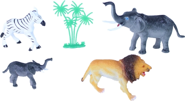 Комплект диви животни в кутия