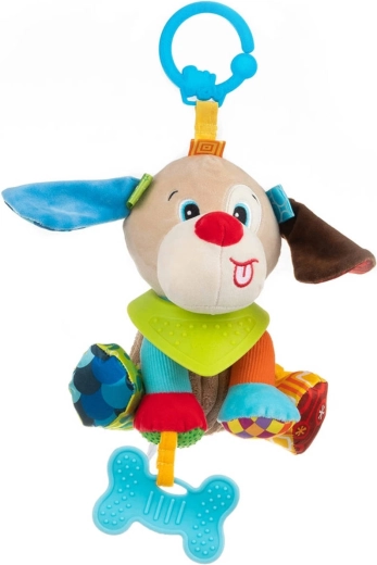 Balibazoo hanging sensory dog Paul with teether