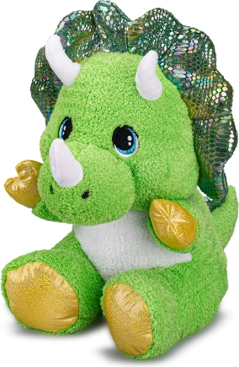 Plush Triceratops 37 cm – sitting plush toy for babies