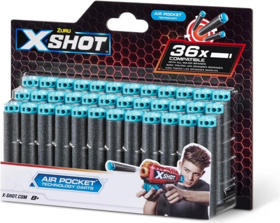 X-SHOT Excel Air Pocket Technology дунапренени стрелички 36 бр.