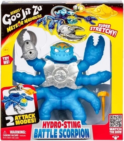 Goo Jit Zu Hydro-sting Battle scorpion – супер еластична екшън фигурка - 1 брой
