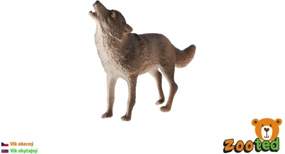 Plastic Wolf Figurine