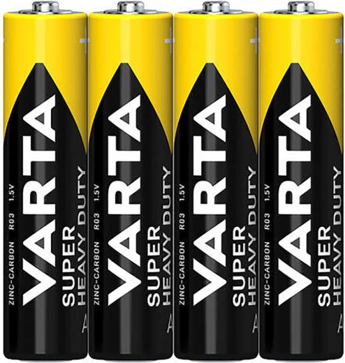 AAA Micro Batteries VARTA SuperLife, zinc-carbon, 4 pcs