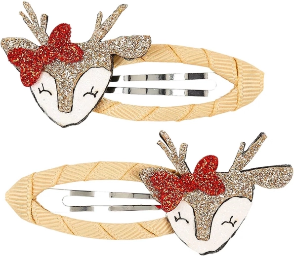 Souza! Charu hair clips with a fawn - 2 pcs