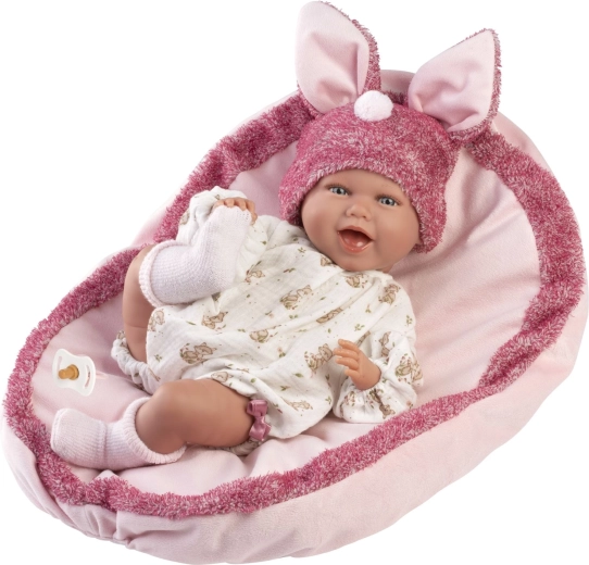 Llorens New Born реалистична кукла бебе със звуци 42 см