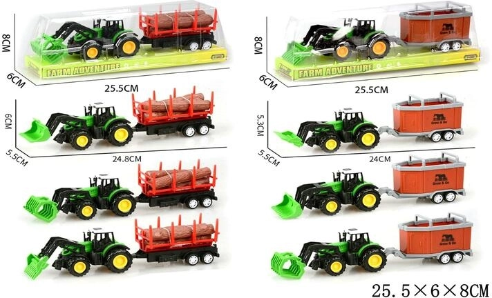 Toy Tractor with Trailer