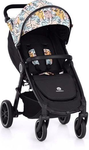 Petite&Mars sports stroller Street+ RWS black limited 100 faces