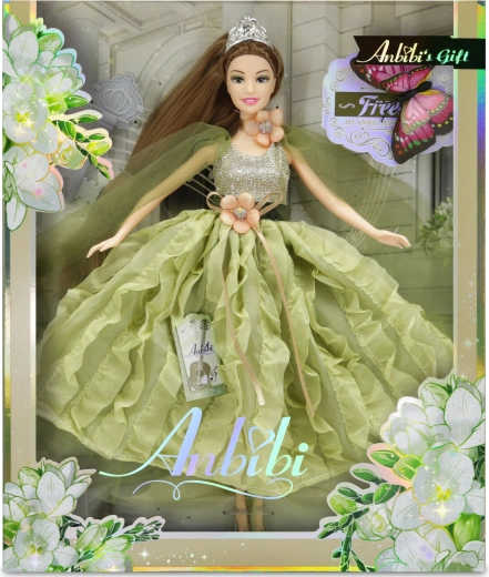 Anbibi цветна кукла Леничка 28 см