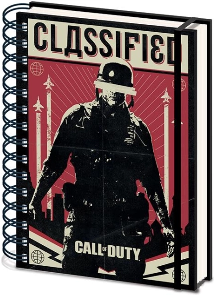 Спирален бележник A5 Call of Duty, на редове