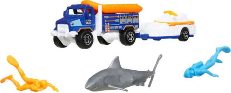 Matchbox Adventure MBX Ocean Rescue rescue vehicles and accessories