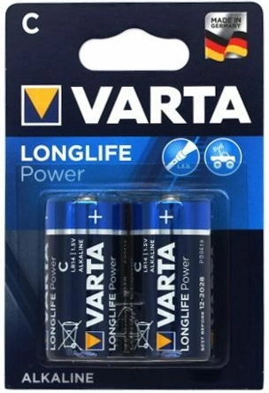 VARTA Longlife Power C Alkaline Batteries (2 pcs)